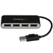 Photo STARTECH             StarTech.com Hub USB 2.0 portable à 4 ports avec câble intégré