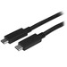 Photo STARTECH             StarTech.com Câble USB-C vers USB-C avec Power Delivery (3A) de 2 m - M/M - USB 3.0 - Certifié USB-I