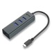 Photo I-TEC                i-tec Metal USB-C HUB 3 Port + Gigabit Ethernet Adapter