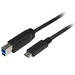 Photo STARTECH             StarTech.com USB315CB2M câble USB 2 m USB 3.2 Gen 1 (3.1 Gen 1) USB C USB B Noir