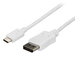 Photo STARTECH             StarTech.com Câble adaptateur USB C vers DisplayPort de 1,8 m - 4K 60 Hz - Blanc