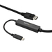 Photo STARTECH             StarTech.com Câble adaptateur USB-C vers DisplayPort 4K 60 Hz de 3 m - Noir