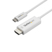 Photo STARTECH             StarTech.com Adaptateur USB-C vers HDMI 2m - Câble Vidéo USB Type C vers HDMI 2.0 - 4K60Hz - Compati