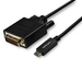 Photo STARTECH             StarTech.com Câble USB-C vers DVI de 3m - Adaptateur Vidéo 1080p (Single Link) USB Type-C (DP Alt Mo