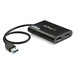 Photo STARTECH             StarTech.com Adaptateur USB 3.0 vers double DisplayPort 4K 60 Hz