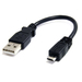 Photo STARTECH             StarTech.com Câble Micro USB 15 cm - A vers Micro B - USB 2.0 - Noir