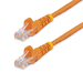 Photo STARTECH             StarTech.com Câble réseau Cat5e sans crochet de 50 cm - Orange