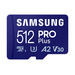 Photo SAMSUNG              Samsung MB-MD512S 512 Go MicroSDXC UHS-I Classe 10
