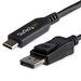 Photo STARTECH             StarTech.com CDP2DP146B câble vidéo et adaptateur 1,8 m USB Type-C DisplayPort Noir