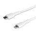 Photo STARTECH             StarTech.com Câble USB-C vers Lightning Blanc Robuste 1m - Câble de Charge/Synchronistation USB Type