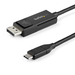 Photo STARTECH             StarTech.com Câble USB Type-C vers DisplayPort 1.2 (bidirectionnel) - 1m - Adaptateur USB-C à DP