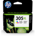 Photo HP INC.              HP Cartouche d’encre trois couleurs 305XL grande capacité authentique