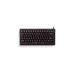 Photo CHERRY               CHERRY G84-4100 COMPACT KEYBOARD Clavier filaire miniature, USB/PS2, noir, AZERTY - FR