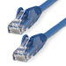 Photo STARTECH             StarTech.com N6LPATCH1MBL câble de réseau Bleu 1 m Cat6 U/UTP (UTP)