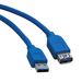 Photo EATON                Tripp Lite U324-006 câble USB 1,83 m USB 3.2 Gen 1 (3.1 Gen 1) USB A Bleu