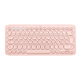Photo LOGITECH             Logitech K380 for Mac Multi-Device Bluetooth Keyboard clavier AZERTY Français Rose