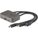 Photo STARTECH             StarTech.com Adaptateur MultiPorts 3-en-1 vers HDMI - Convertisseur USB-C 4K 60Hz, HDMI ou Mini Disp