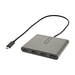 Photo STARTECH             StarTech.com Adaptateur USB C vers 4 HDMI - Carte Vidéo & Graphique Externe - Convertisseur USB Type
