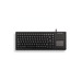 Photo CHERRY               CHERRY XS G84-5500 TOUCHPAD KEYBOARD Clavier filaire miniature, touchpad, USB, noir, AZERTY - FR