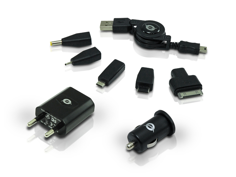 Conceptronic USB MULTI TIP CHARGING KIT 1A (1100059)