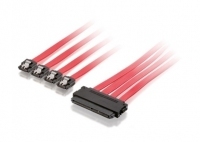 SATA-Kabel Equip 4x SATA -> SAS 32pin Multi Lane  0,50m