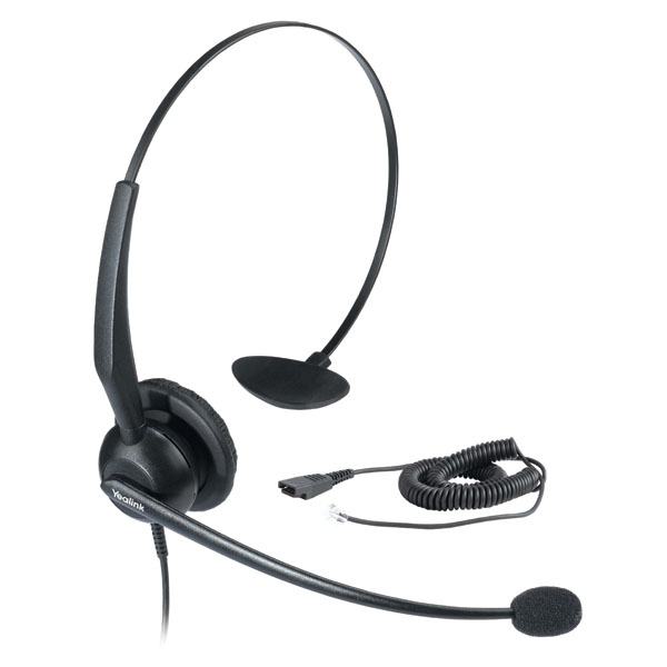 Yealink YHS32 RJ-9 Wired Black Office Headset (YHS32) - Bild 1 von 1