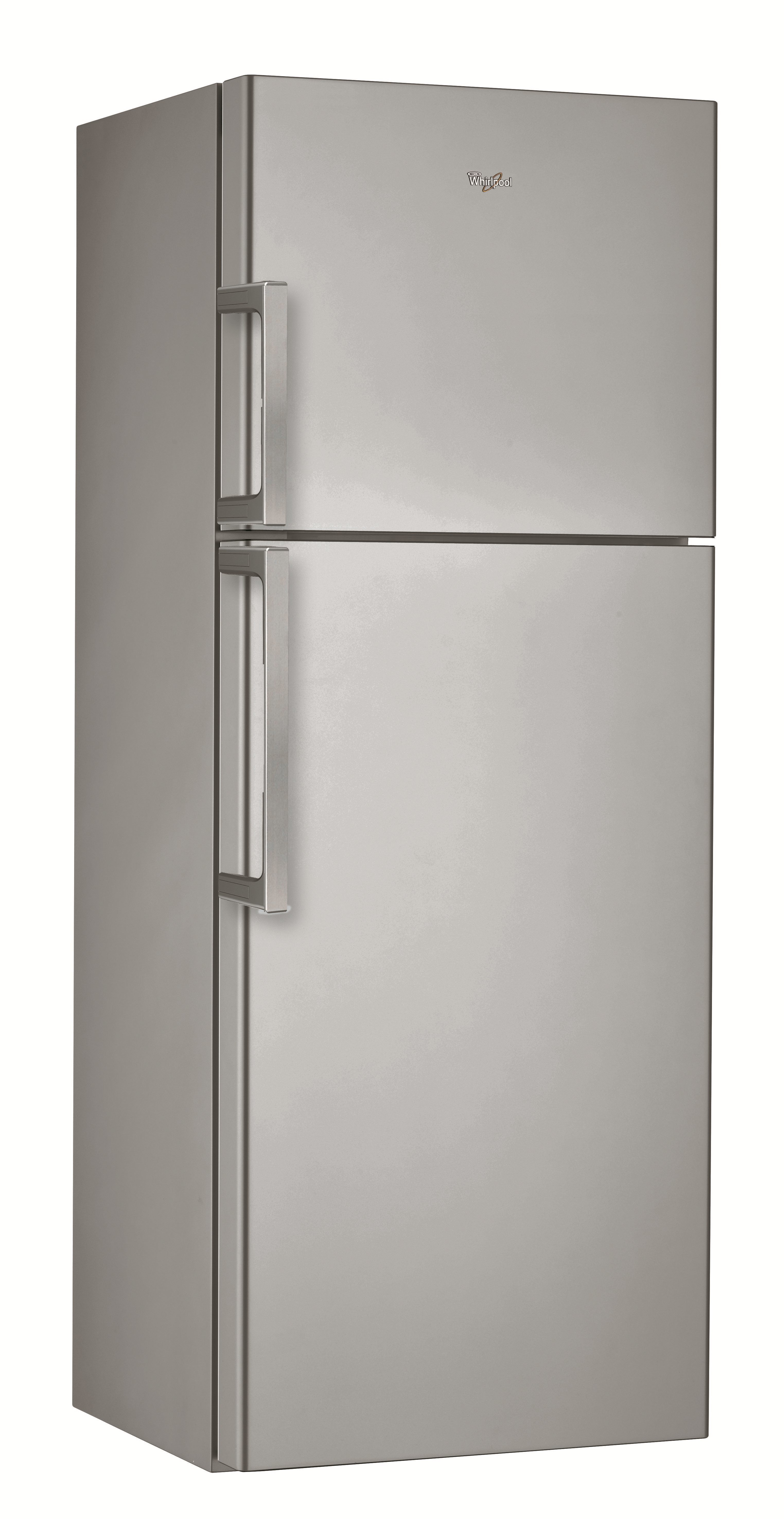 Specs Whirlpool WTV4235TS fridgefreezer Freestanding 430 L Silver