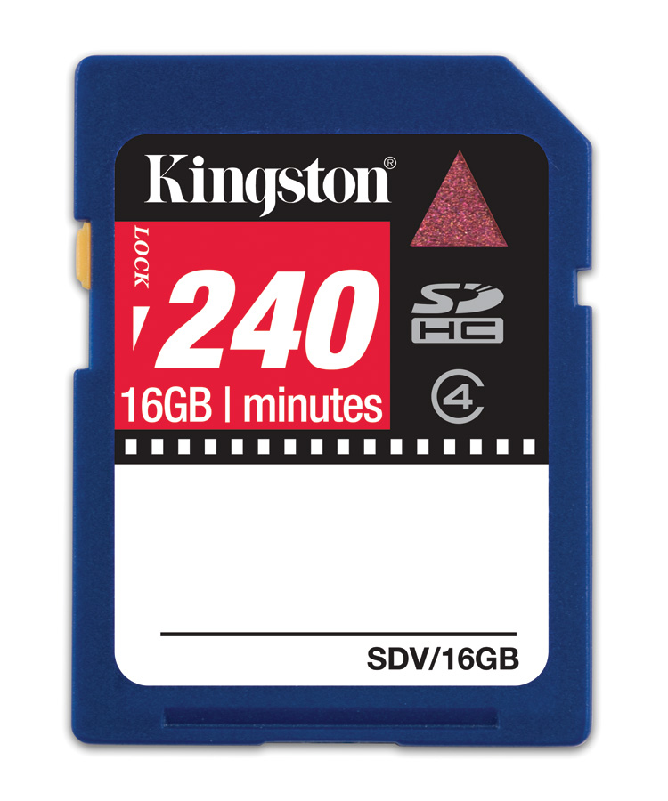 16GB (240 MIN) CLASS 4 SDHC