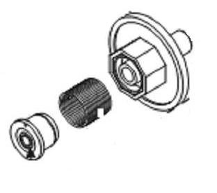 Zebra Ribbon Take-up clutch kit (77814M)