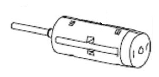 Zebra Ribbon Take-Up Spindle Assy (G77100M)