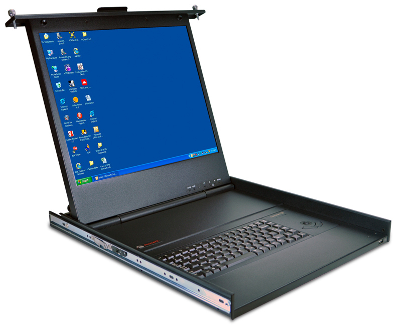 ECS19 Single-Rail Rack Console