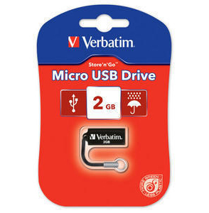 Micro USB Drive 2GB - Black