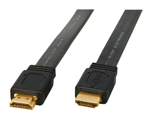 High-Speed-HDMI®-Kabel Flachkabel 1m