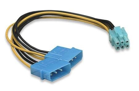 PCI-E 6 PIN TO 4 PIN PWR CBL