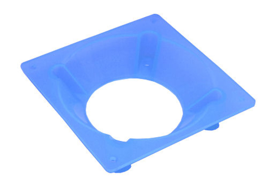 InLine� L�fteradapter, 120mm auf 80mm, f�r CPU-K�hler, blau