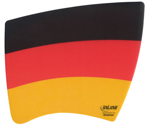 InLine� Maus-Pad powered by Nova, Deutschland-Flagge