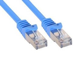 InLine&reg; Patchkabel, U/UTP, Cat.5e, blau, 0,5m