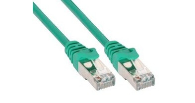 InLine&reg; Patchkabel, U/UTP, Cat.5e, gr&uuml;n, 0,5m