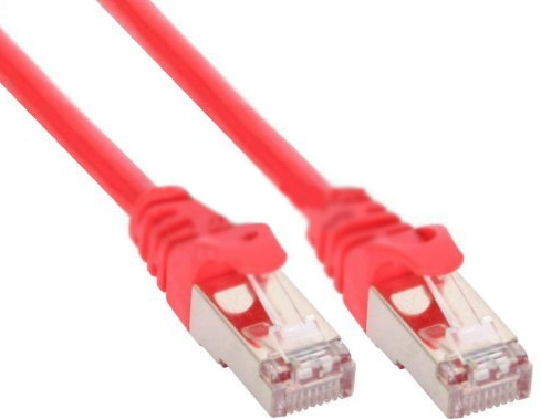 InLine� Patchkabel, F/UTP, Cat.5e, rot, 2m