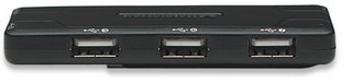 USB-HUB  7-Port Manhattan USB2  Bus Powered          schwarz