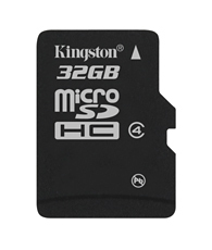 Kingston Technology 32GB MICROSDHC CLASS 4 FLASH