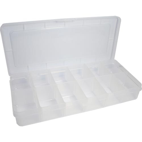 InLine� Kleinteile Leerbox, 12 F�cher, Abmessungen: 260x115x40mm