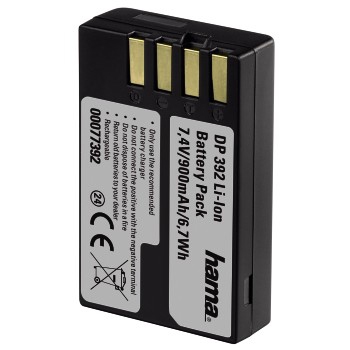 Hama DP 393; Lithium-Ion; 900 mAh; 7.4 V; Pentax; Black image