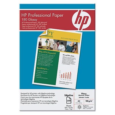 HP 180 Professionelt papir, blankt, 250 ark/A4 (210 x 297 mm)