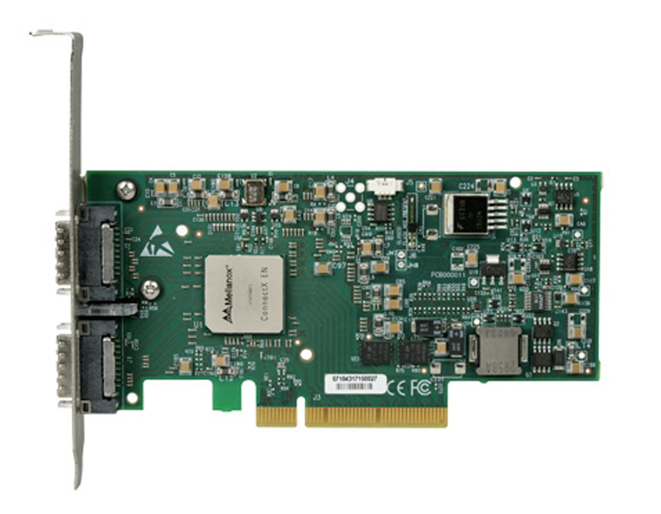 HP InfiniBand 4X DDR PCI-E HCA med to porte