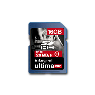 Integral INSDH16G10-20; 16384 MB; Secure Digital High-Capacity (SDHC); 2.1 g; 32 mm; 24 mm; 2.1 mm image