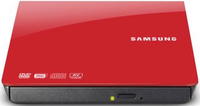 Samsung Slim External DVD-Writer 8x  Red