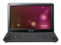 Samsung Samsung NC110-A03UK, Atom Dual Core N570 1.66GHz, Windows 7 Starter, 10.1 WSVGA (1024 x 600) Non-Gloss LED Back Light Display, Intel GMA 3150 DVMT Graphics, 1 GB RAM, 320 GB HDD, No Optical Drive, WiFi b/g/n, Bluetooth, Webcam, 4 in 1 Media Card Reader, 1