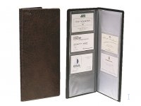 Business Card Folder Black