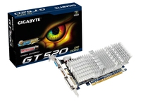 GigaByte GF GT 520 D3 1GB PCI-E PASSIVE